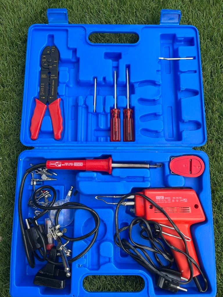 Soldeerset Kinzo, Ophalen, Gebruikt