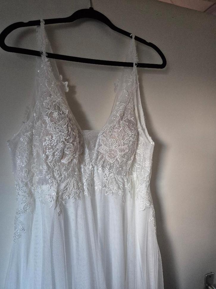Trouwjurk, Kleding | Dames, Trouwkleding en Trouwaccessoires, Zo goed als nieuw, Trouwjurk, Wit, Ophalen