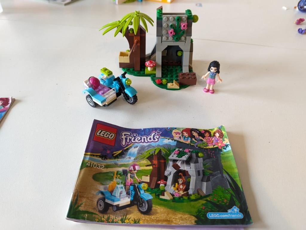 LEGO Friends 41032 Jungle Eerste Hulp Motor, Ophalen of Verzenden, Gebruikt, Complete set, Lego