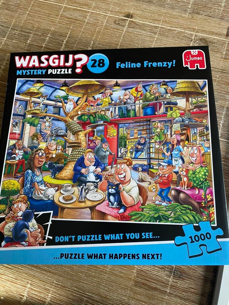 Wasgij puzzel mystery 28, Ophalen of Verzenden, 500 t/m 1500 stukjes, Zo goed als nieuw