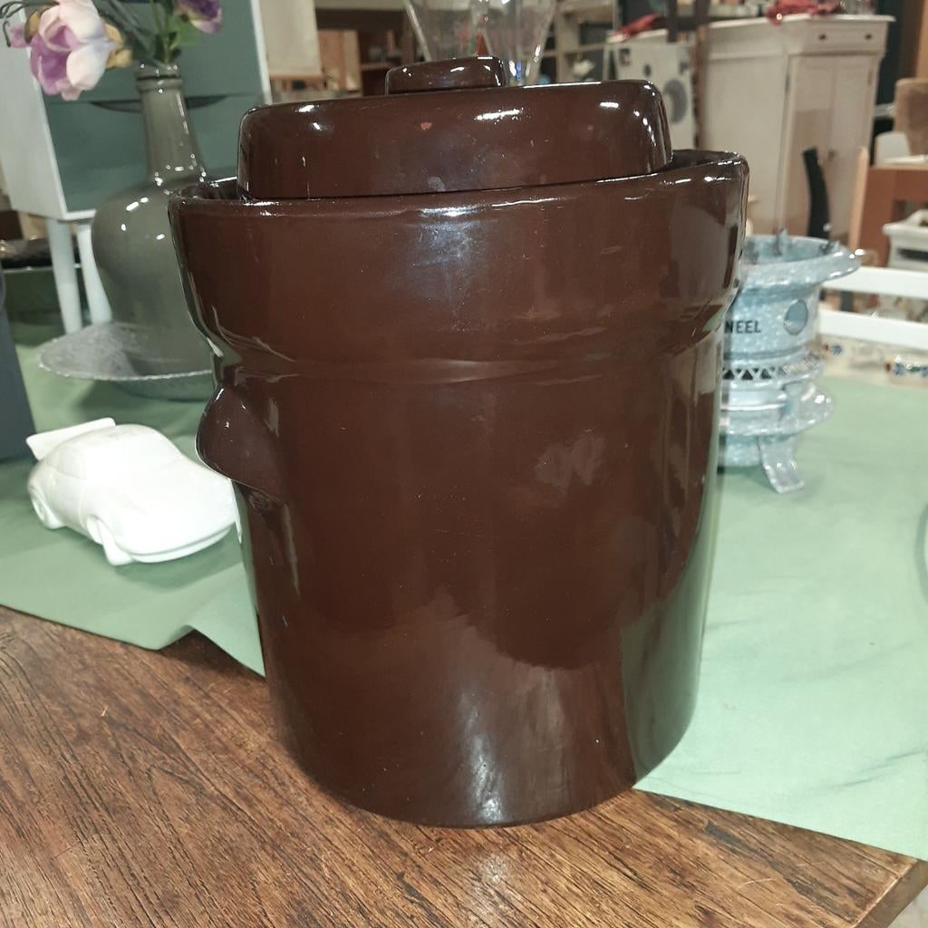 Keramische geglazuurde fermentatiepot zuurkoolpot 10 liter, Huis en Inrichting, Keuken | Keukenbenodigdheden, Ophalen of Verzenden
