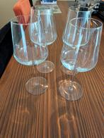 Wijnglazen 4x zgan actie ah, Ophalen of Verzenden, Zo goed als nieuw, Overige typen