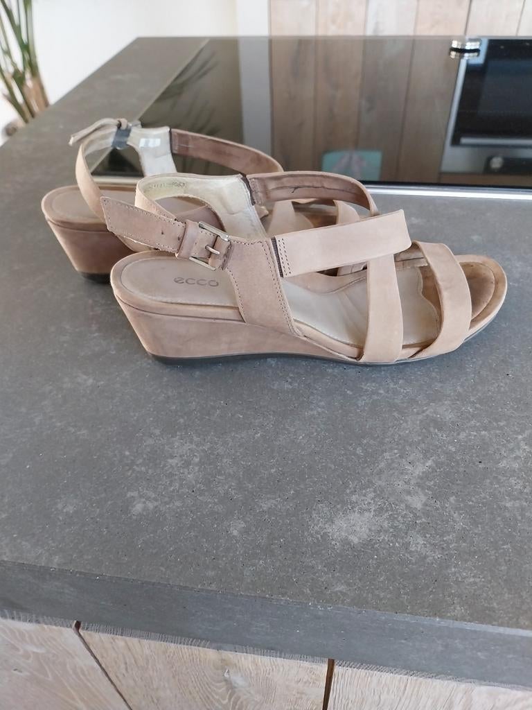Ecco sandalen 39, Ophalen of Verzenden, Zo goed als nieuw, Sandalen of Muiltjes