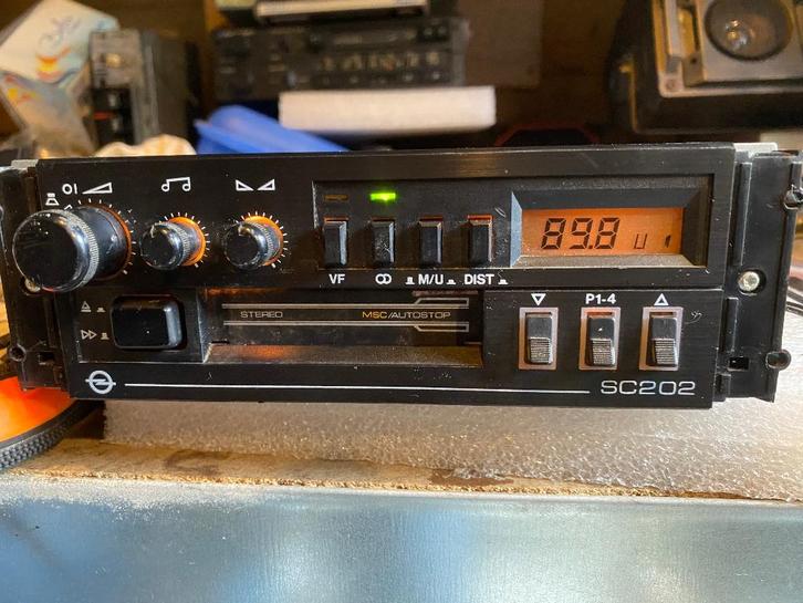 Opel SC202 stereo radio cassette / met BT-stream adapter, Auto diversen, Autoradio's, Gebruikt, Ophalen