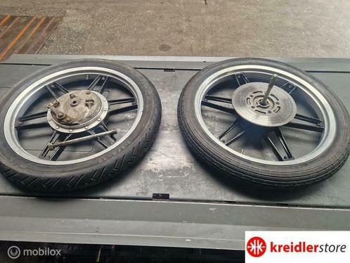 Kreidler Weimann wielenset 160 trommel achter en schijf voor, Fietsen en Brommers, Brommeronderdelen | Kreidler, Gebruikt, Ophalen of Verzenden