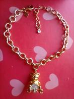 Kate Spade Gouden Armband met Teddy Beer Bedel, Ophalen of Verzenden, Nieuw, Goud, Met bedels of kralen