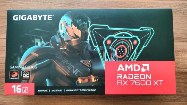 Nieuw / Ongebruikt - Gigabyte Radeon RX 7600 XT 16GB GDDR6, Computers en Software, Videokaarten, Nieuw, AMD, PCI-Express 4.0, GDDR6