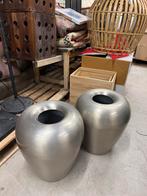 Vazen zilver, Huis en Inrichting, Woonaccessoires | Vazen, Ophalen of Verzenden