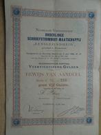 Onderlinge Schroefstoomboot-Ma."Eensgezindheid". Purmerend, Ophalen of Verzenden, Aandeel