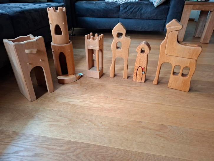 Ostheimer kasteeltorens, Kinderen en Baby's, Speelgoed | Houten speelgoed, Ophalen of Verzenden