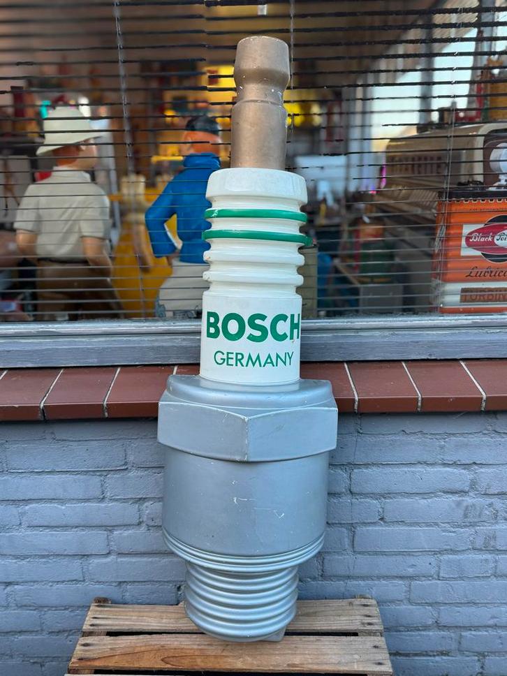 Grote Decoratieve Bosch Reclame Bougie, Verzamelen, Merken en Reclamevoorwerpen, Gebruikt, Reclamebord, Ophalen