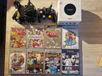 Gamecube + Games + Controller, Spelcomputers en Games, Spelcomputers | Nintendo GameCube, Ophalen of Verzenden, Gebruikt, Zwart