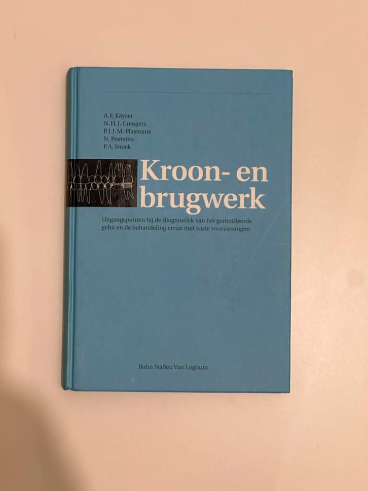 Tandheelkunde boeken: Kroon- en brugwerk en CMFD, Boeken, Studieboeken en Cursussen, Nieuw, WO, Beta, Ophalen of Verzenden