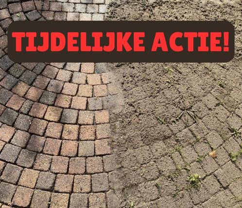 ACTIE! terras/tegels reinigen Noord-Holland hogedruk, Diensten en Vakmensen, Tuinmannen en Stratenmakers, Bestrating, Hekwerk of Schuttingen