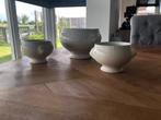 Soepkom+ 2 soepkommetjes, Huis en Inrichting, Keuken | Servies, Ophalen, Zo goed als nieuw, Overige stijlen, Porselein