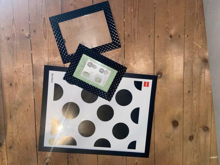 Fotolijsten Set, 4 stuks, Huis en Inrichting, Woonaccessoires | Lijsten, Gebruikt, Minder dan 50 cm, Hout, Ophalen of Verzenden