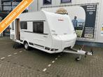 Dethleffs Aero 410 QS DIRECT LEVERBAAR, Caravans en Kamperen, Caravans, Bedrijf, Treinzit, Dethleffs, 5 tot 6 meter