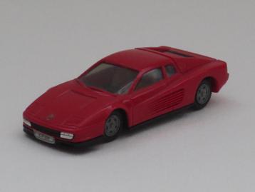 mooie rode Ferrari Testarossa van Herpa op schaal 1:87, H0