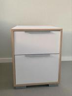 2 Nachtkastjes - Kleine Beschadiging, Minder dan 50 cm, Gebruikt, 1 of 2 laden, Ophalen of Verzenden