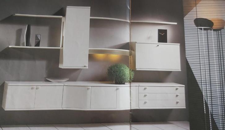 Interstar wandmeubelcombinatie | Softline 3000, Huis en Inrichting, Kasten | Wandmeubels, Zo goed als nieuw, 100 tot 150 cm, 150 tot 200 cm