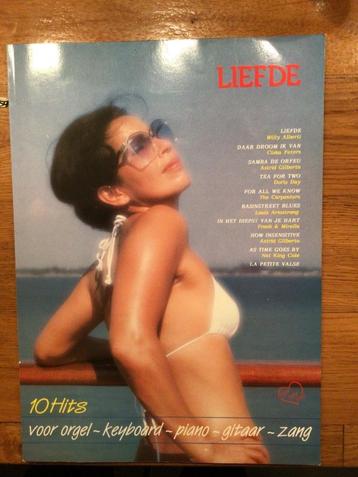 Liefde 10 songs voor orgel–keyboard–piano–gitaar en zang beschikbaar voor biedingen