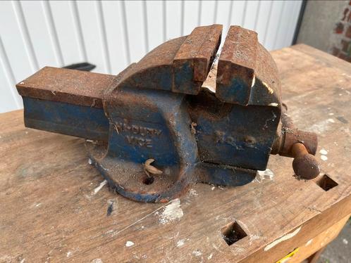 Metalen Paramo bankschroef (gebruikt), Doe-het-zelf en Verbouw, Werkbanken, Gebruikt, Bankschroef, Ophalen of Verzenden