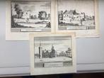 Haarlem eo Lot van 16 prenten, 1754, Antiek en Kunst, Verzenden