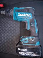 Makita Schroefmachine DFS452 incl accu, Doe-het-zelf en Verbouw, Gereedschap | Boormachines, Gebruikt, Variabele snelheid, Verzenden