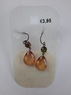 Oorbellen topaas geel geslepen glas, Sieraden, Tassen en Uiterlijk, Oorbellen, Ophalen of Verzenden, Nieuw, Geel, Hangers