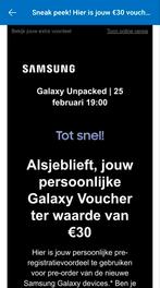 Samsung galaxy voucher kortingscode €30, Eén persoon, Kortingsbon
