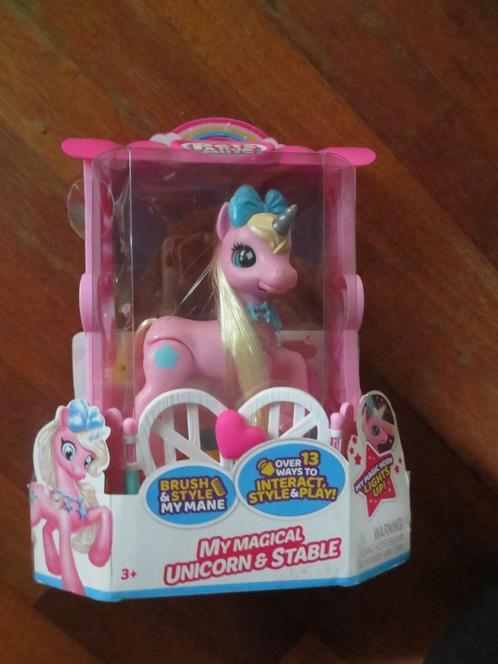MY MAGICAL UNICORN & STABLE, Kinderen en Baby's, Speelgoed | Overig, Nieuw, Meisje, Ophalen of Verzenden