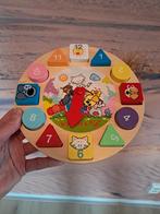 Woezel & Pip houten puzzel klok, Ophalen of Verzenden, Zo goed als nieuw, Overige typen