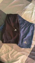 2 Adidas broekjes maat S, Kleding | Heren, Sportkleding, Blauw, Ophalen of Verzenden, Zo goed als nieuw, Adidas