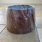 Lampenkap nieuw. Velvet bruin., Huis en Inrichting, Lampen | Lampenkappen, Ophalen, Bruin, Rond, Nieuw