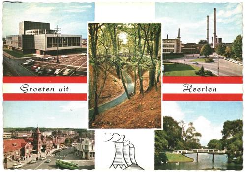 805454	Heerlen	Limburg	jr 60 70	Nette oude kaart Onbeschreve, Verzamelen, Ansichtkaarten | Nederland, Ongelopen, Limburg, 1960 tot 1980