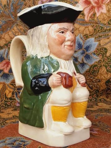 Mooie oude Toby jug uit Engeland van Tony Wood 17,8 cm. beschikbaar voor biedingen