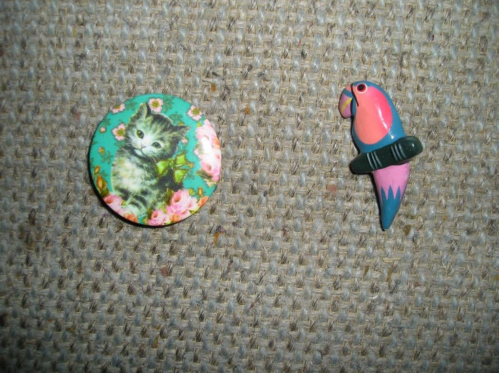 Button met poesje, Ophalen of Verzenden, Nieuw, Dier of Natuur, Button