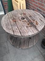 Kabelhaspel, Tuin en Terras, Ophalen, Gebruikt, Rond, Hout