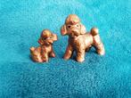 Beeldjes hondjes poedeltjes. Goudkleurig. Moeder en pup., Verzamelen, Beelden en Beeldjes, Ophalen of Verzenden, Zo goed als nieuw