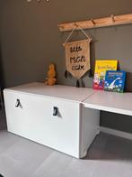 Ikea Ladeblok met Bureau (wit), Gebruikt, 50 tot 70 cm, 100 cm of meer, Voetruimte
