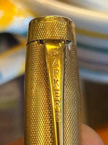 Gouden parker pen 14k 585 beschikbaar voor biedingen