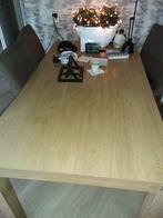 Gratis Eettafel - 160 x 90 en 76 hoog, Huis en Inrichting, Tafels | Eettafels, Gebruikt, 150 tot 200 cm, Rechthoekig, 50 tot 100 cm