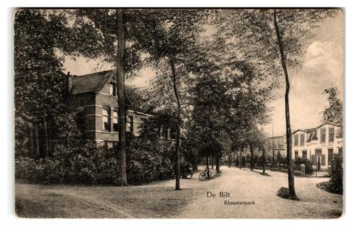 De Bilt, Kloosterpark, Verzamelen, Ansichtkaarten | Nederland, Gelopen, Utrecht, Voor 1920, Verzenden