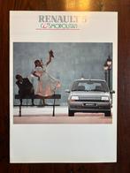 Renault 5 Cosmopolitan autofolder/brochure, Renault, Ophalen of Verzenden, Zo goed als nieuw, Renault