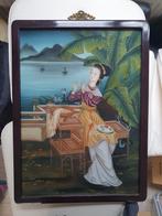 Chinees Schilderij, Antiek en Kunst, Kunst | Schilderijen | Klassiek, Ophalen of Verzenden