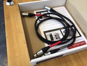 Tellerium Q black xlr 1 meter set beschikbaar voor biedingen