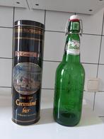 Lege Grolsch fles & Corsendonk blik. € 3,- per stuk, Verzamelen, Biermerken, Ophalen of Verzenden, Zo goed als nieuw, Overige typen