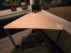 Driehoekig Bureau / Tafel - Uniek Design!, Huis en Inrichting, Bureaus, Ophalen, Met wielen, Gebruikt, Bureau