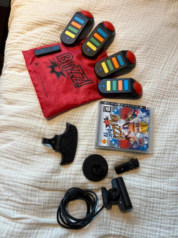 Originele Sony PS3 accessoires., Spelcomputers en Games, Spelcomputers | Sony PlayStation 3, Zo goed als nieuw, Phat, 60 GB, Met 2 controllers