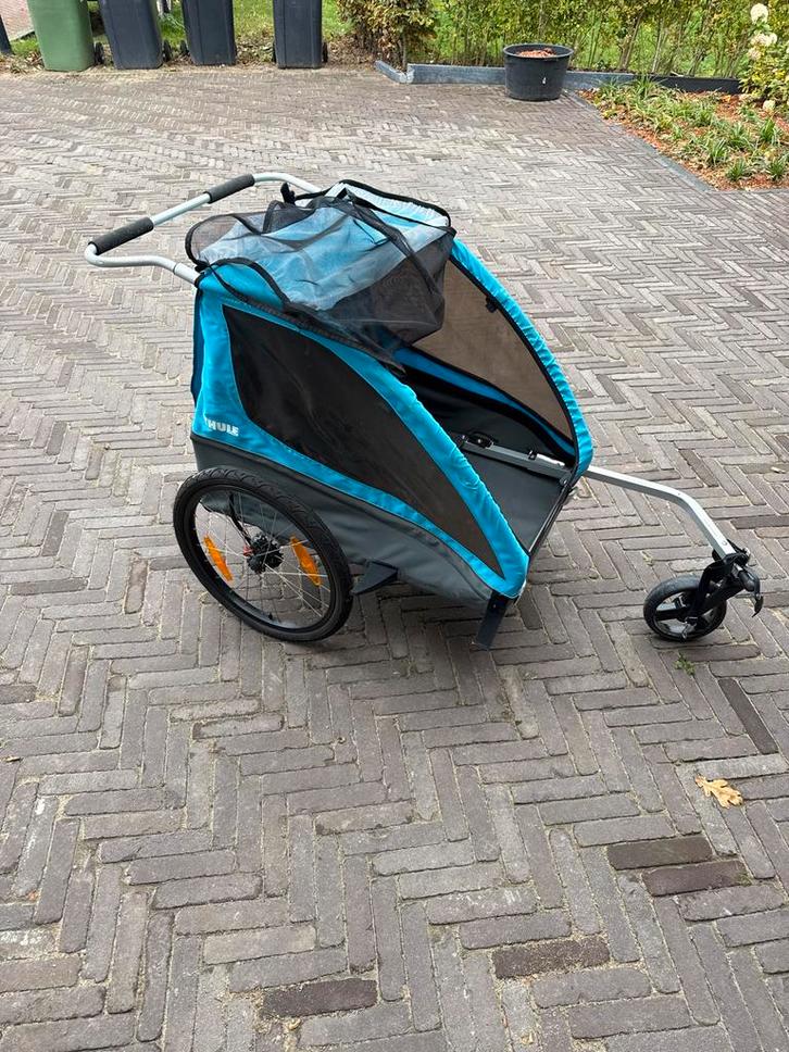 Thule Coaster XT Fietskar - Perfect voor kinderen!, Fietsen en Brommers, Fietsaccessoires | Aanhangers en Karren, Zo goed als nieuw